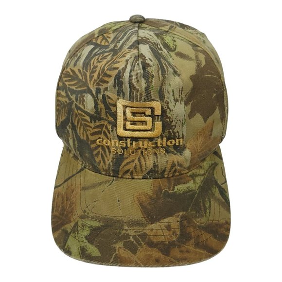 Vintage Realtree Camo Snapback Cap Trucker Hunter Baseball Hat USA Made - Picture 1 of 14